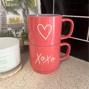 Coffee Mug Xoxo & Heart Set